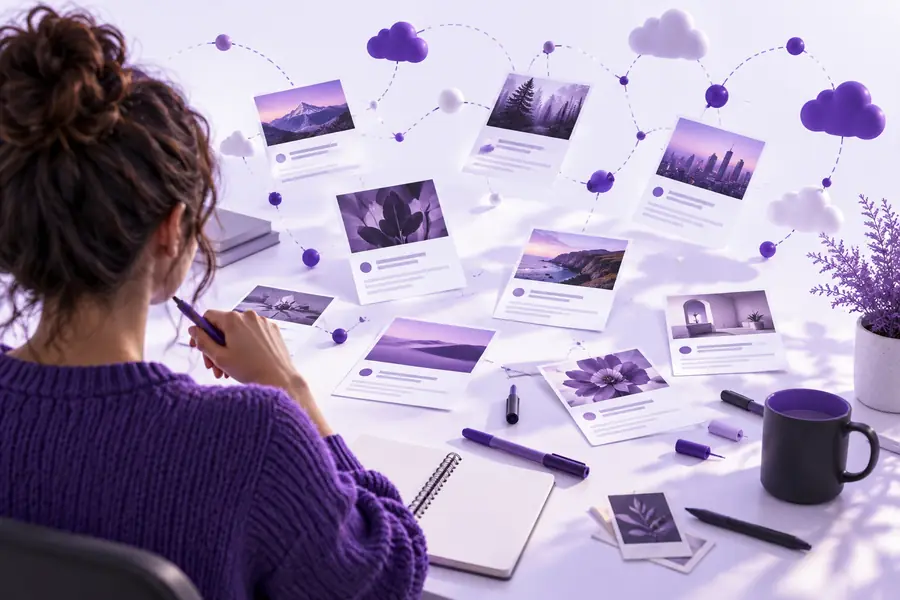 Unstructured starting point for an online workflow